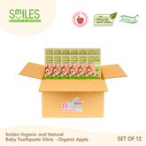 Smiles Organic and Natural Tooth Gel (Apple) 50ml Set of 12