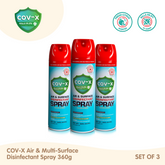 COV-X Air & Surface Disinfectant Spray 360g (Set of 3)