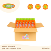 Beach Hut MAX SPF100+ Sunblock 50ml Set of 6