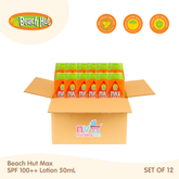 Beach Hut MAX SPF100+ Sunblock 50ml Set of 12