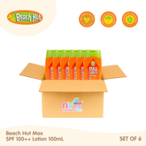 Beach Hut MAX SPF100+ Sunblock 100ml Set of 6