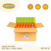 Beach Hut MAX SPF100+ Sunblock 100ml Set of 12