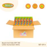 Beach Hut Kids Max SPF100 Sunblock 50ml Set of 6