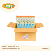 Beach Hut After Sun Gel with D-Panthenol 120ml Set of 6