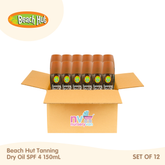 Beach Hut Tanning Dry Oil SPF4 150ml Set of 12
