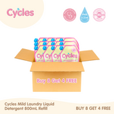 Cycles Mild Liquid Detergent 800mL Buy 8 Get 4 FREE