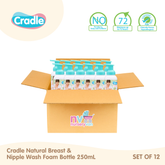 Cradle Mama Natural Breast & Nipple Wash 250ml Set of 12
