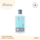 Cycles Sensitive Head to Toe Wash 250ml