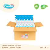 Cradle Natural Toy & Surface Cleaner 500ml Set of 12