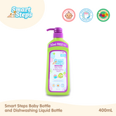 Smart Steps Baby Bottle and Dishwashing Liquid 400ml Bottle