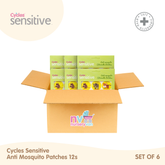 Cycles Sensitive Anti Mosquito Patches 12s Set of 6