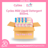 Cycles Mild Liquid Detergent 800mL Buy 8 Get 4 FREE