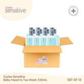 Cycles Sensitive Head to Toe Wash 250ml Set of 12