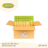 Beach Hut Sunblock Lip Sunscreen SPF 100++ 4g (Set of 18)