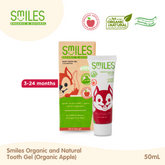 Smiles Organic and Natural Tooth Gel (Organic Apple) 50mL