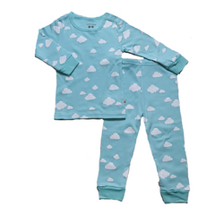 Babysoy Long Sleeves Lounge Set - Clouds