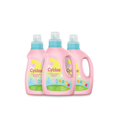 Cycles Mild Laundry Baby Detergent 1.5L (Set of 3)