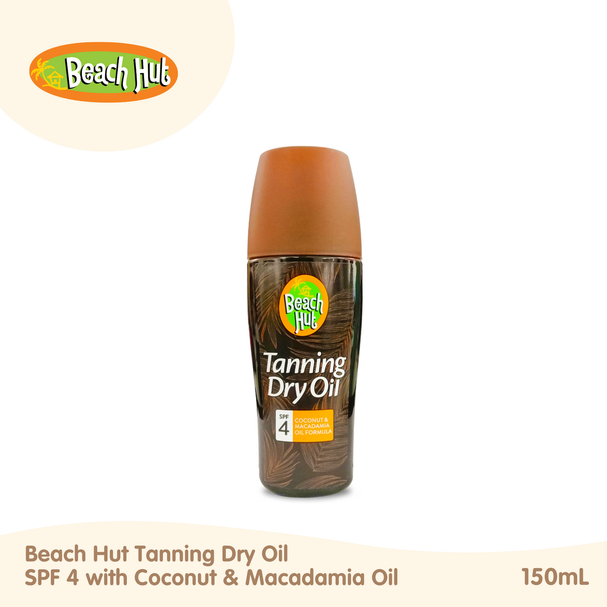 Beach Hut Tanning Dry Oil SPF4 150ml