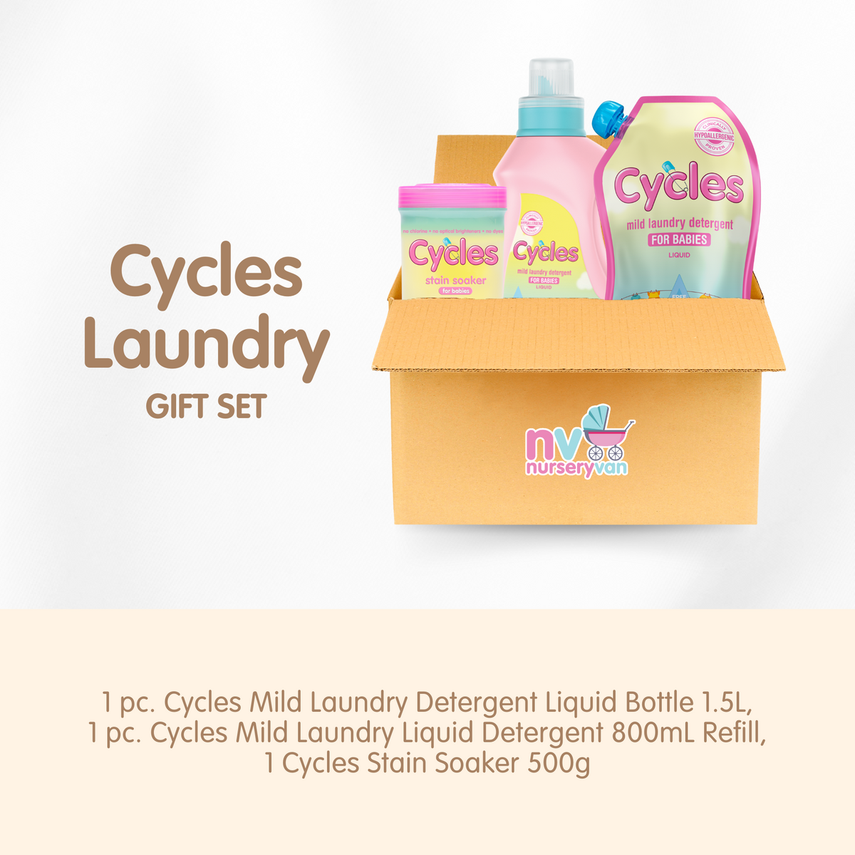 Cycles Laundry Gift Set