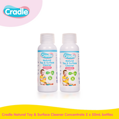 Cradle Natural Toy & Surface Cleaner Concentrate 2 x 50mL bottles