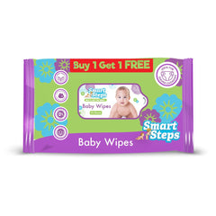 Smart Steps Baby Wipes 50’s (Buy 1 Get 1)