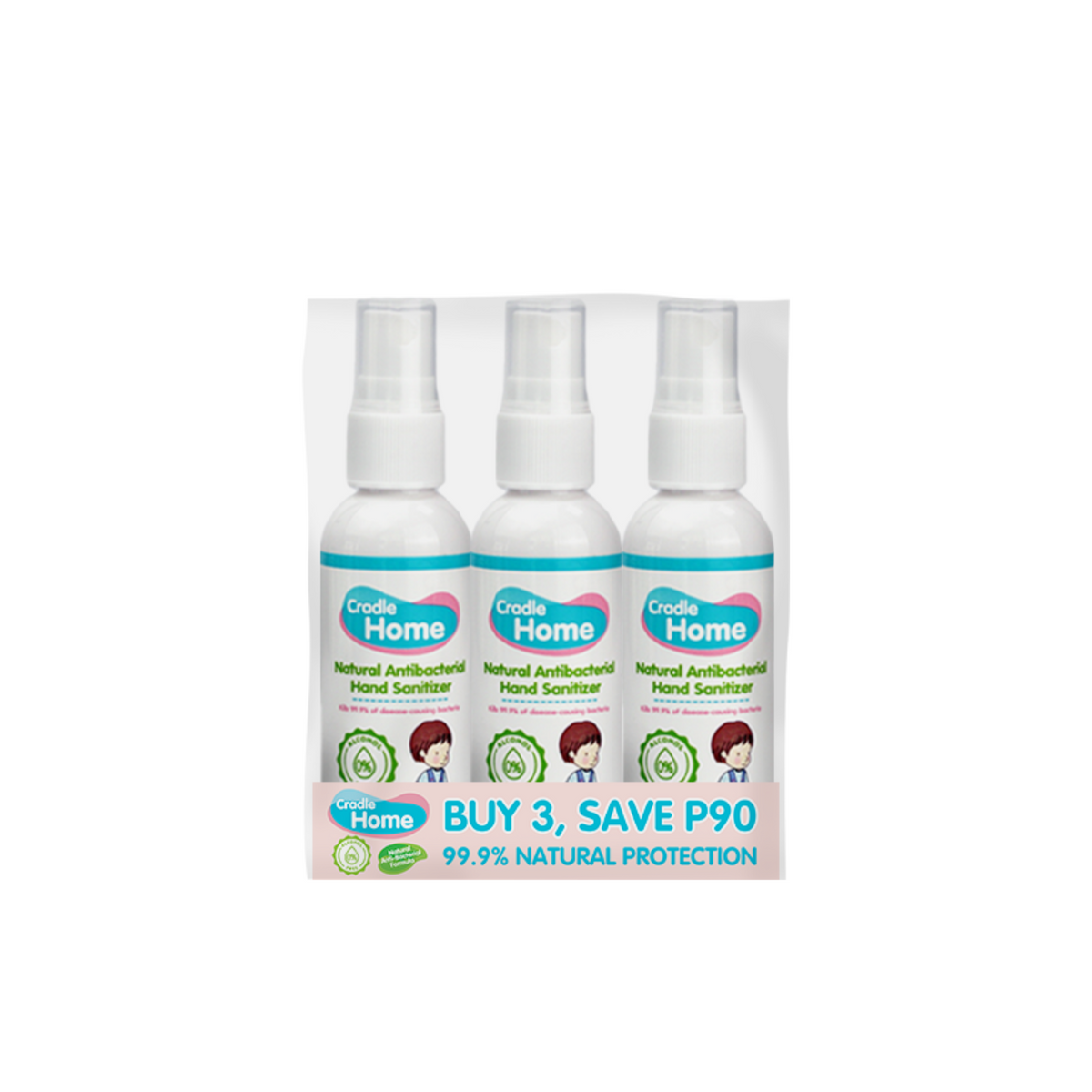 Cradle Hand Sanitizer Buy 3, Save P90