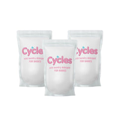 Cycles Earth Friendly Mild Laundry Powder Detergent 1kg Set of 3 (Box-free)