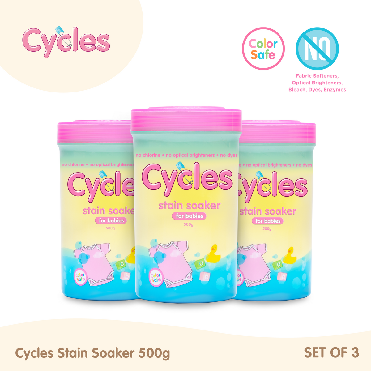 Cycles Stain Soaker 500g (Set of 3)