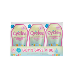 Cycles Liquid Laundry 800mL Refill 3x, Save P180