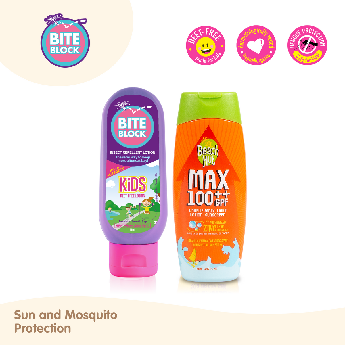 Sun and Mosquito Protection (BH Max 50mL + BB Kids 50mL)