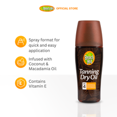 Beach Hut Tanning Dry Oil SPF4 150ml