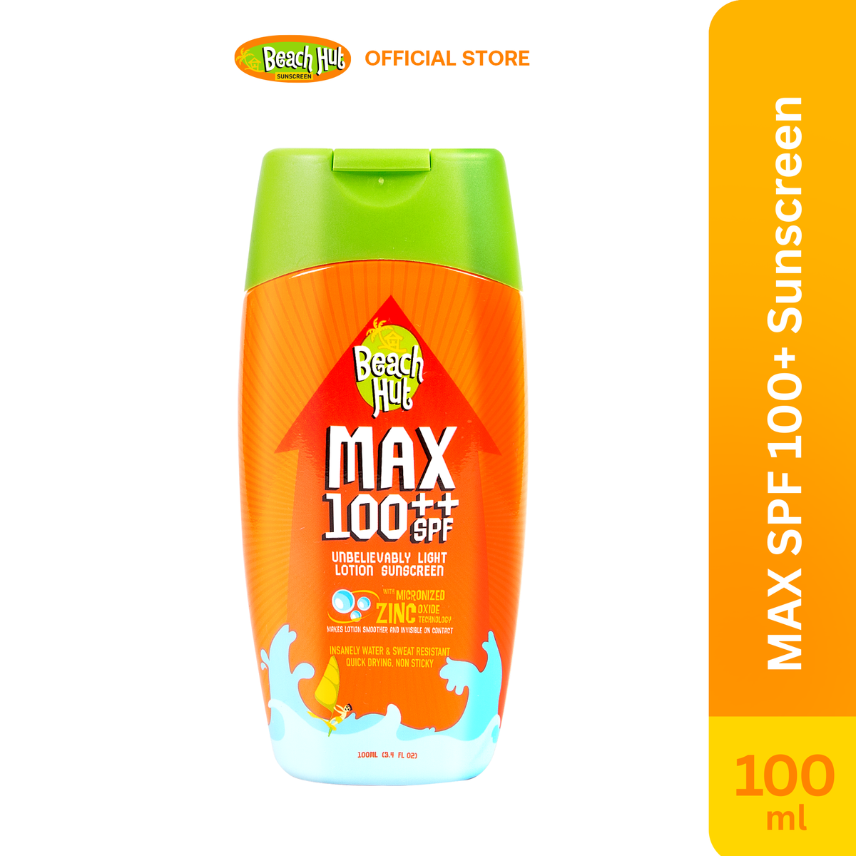 Beach Hut MAX SPF100 Lotion 100mL