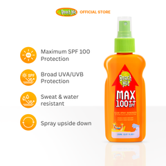Beach Hut MAX SPF100++ Sunblock Spray