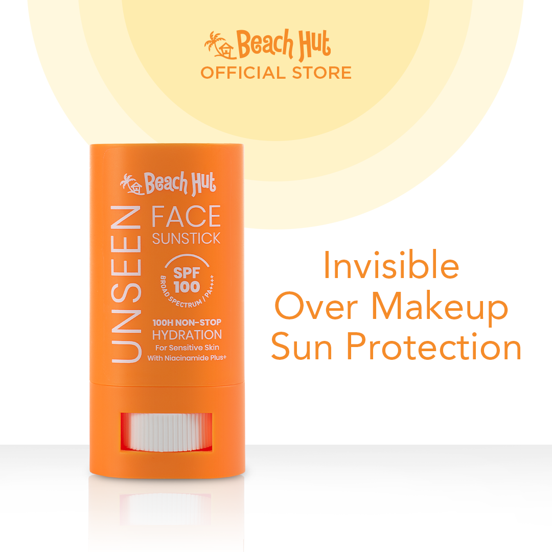 Beach Hut Sunblock SPF100+ Unseen Sunstick Daily Sunscreen