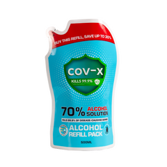 COV-X Alcohol Refill Pack 500ml