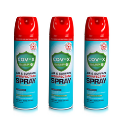 COV-X Air & Surface Disinfectant Spray 360g (Set of 3)