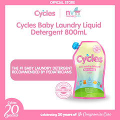 Cycles Baby Mild Laundry Liquid Detergent 800ml