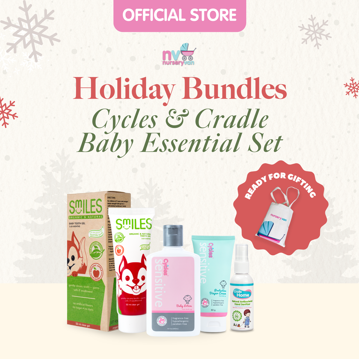Cycles and Cradle Baby Essential Set