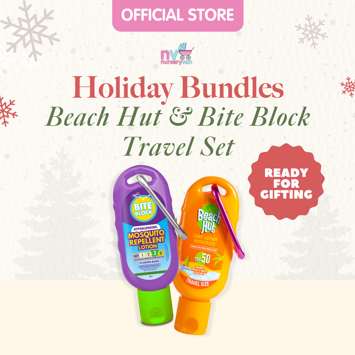 Beach Hut and Bite Block Travel Set