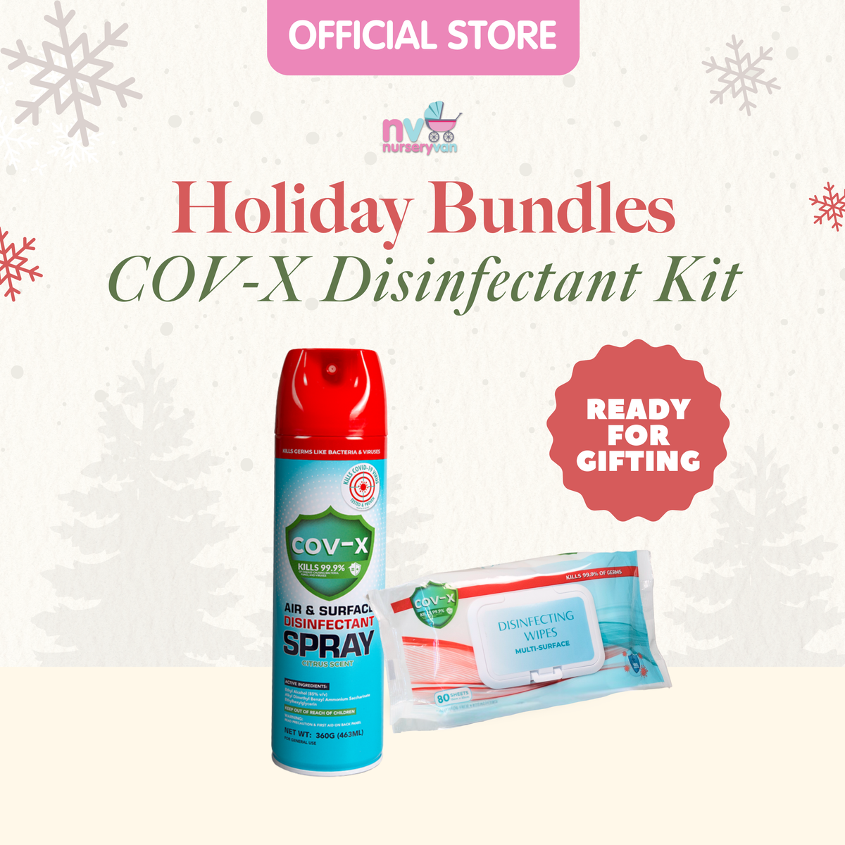 COV-X Disinfectant Kit