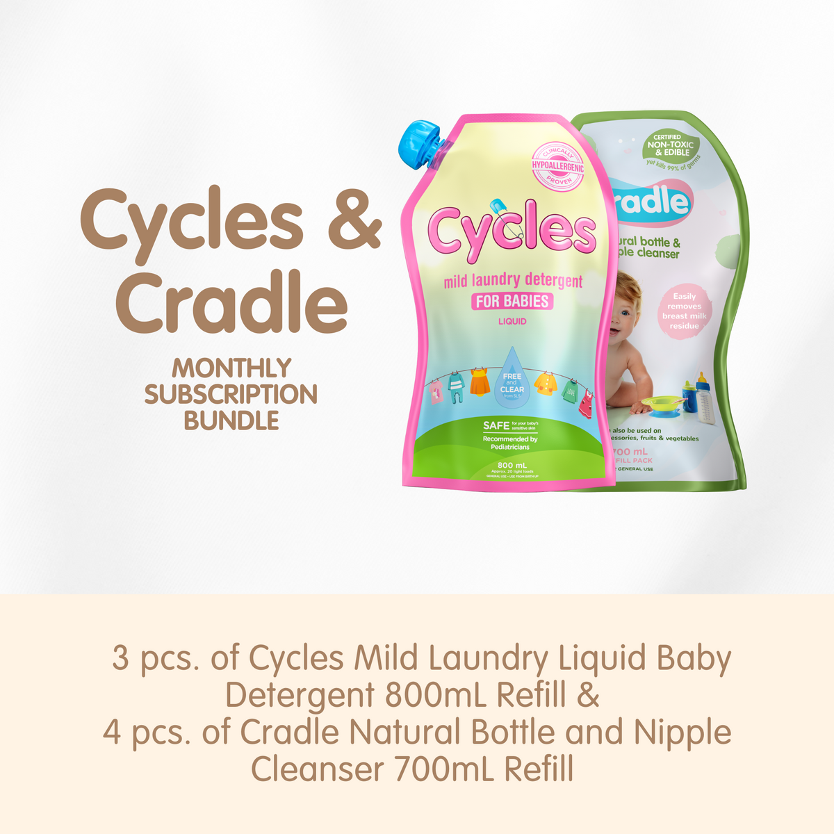 Cycles and Cradle Monthly Subscription