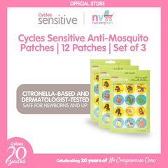 Cycles Sensitive Anti Mosquito Patches 12s (Set of 3)