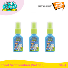 Holy Seat Toilet Seat Sanitizer 30ml (Set of 3)