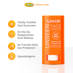 Beach Hut Sunblock SPF100+ Unseen Sunstick Daily Sunscreen