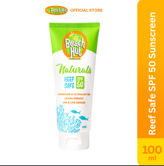 Beach Hut Naturals Reef Safe SPF50 100ml Lotion Sunscreen