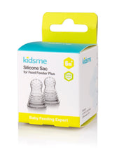 KidsMe Silicone Sac Replace Food Feeder Plus 2pcs
