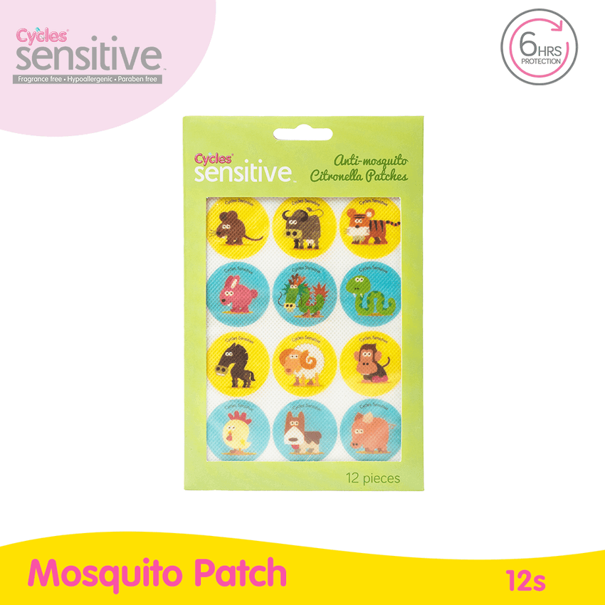 Cycles Sensitive Anti Mosquito Patches 12s