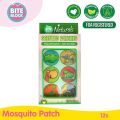 Bite Block Naturals Citronella Patches 12s