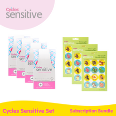 SUBSCRIPTION: Cycles Sensitive Monthly Wipes and Mosquito Patch Set