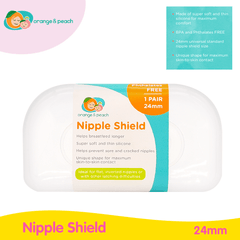 Orange & Peach Nipple Shield